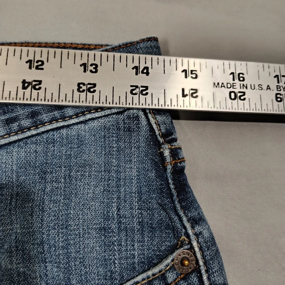 Cinch Jeans Mens 29x38 Silver Label Performance Stonewash Slim Fit Distressed